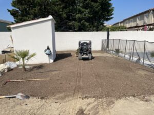Pose de 60 m2 de Gazon en plaque sur Chateaurenard
